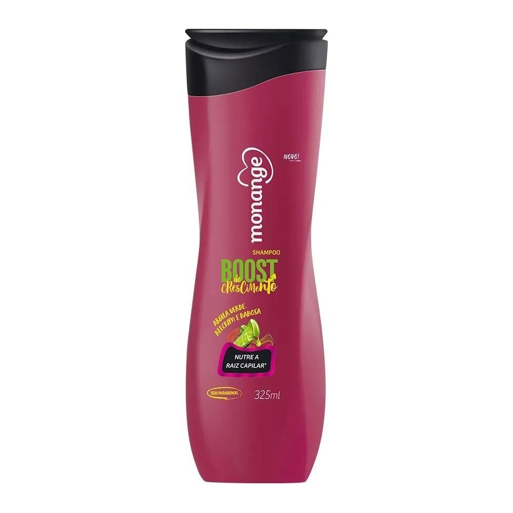 Shampoo Monange Boost De Crescimento Frasco 325ml