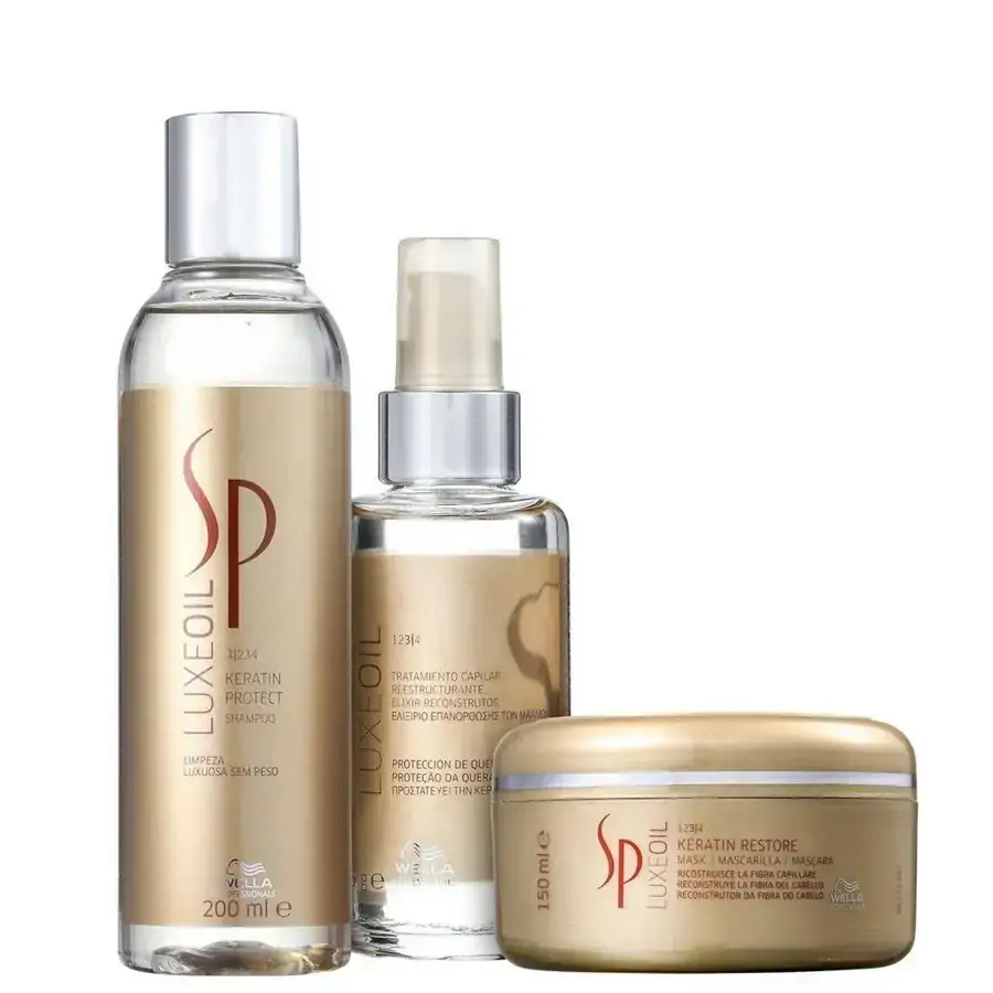 Wella Prof Sp Luxe Kit Sh 250ml Masc 150ml Oil 100ml