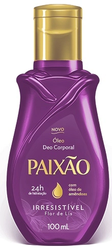 óleo Deo Corporal Irresistível Paixão Frasco 100ml