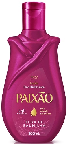 Loção Corporal Deo Hidratante Flor De Baunilha Paixão Frasco 200ml