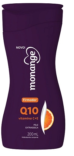 Hidratante Corporal Firmador Pele Extrasseca Monange Q10 Frasco 200ml