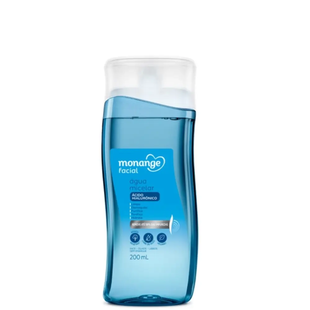 água Micelar Demaquilante Monange Frasco 200ml