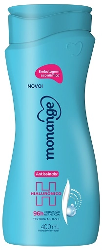 Hidratante Corporal Antissinais Monange Hialurônico Frasco 400ml Embalagem Econômica