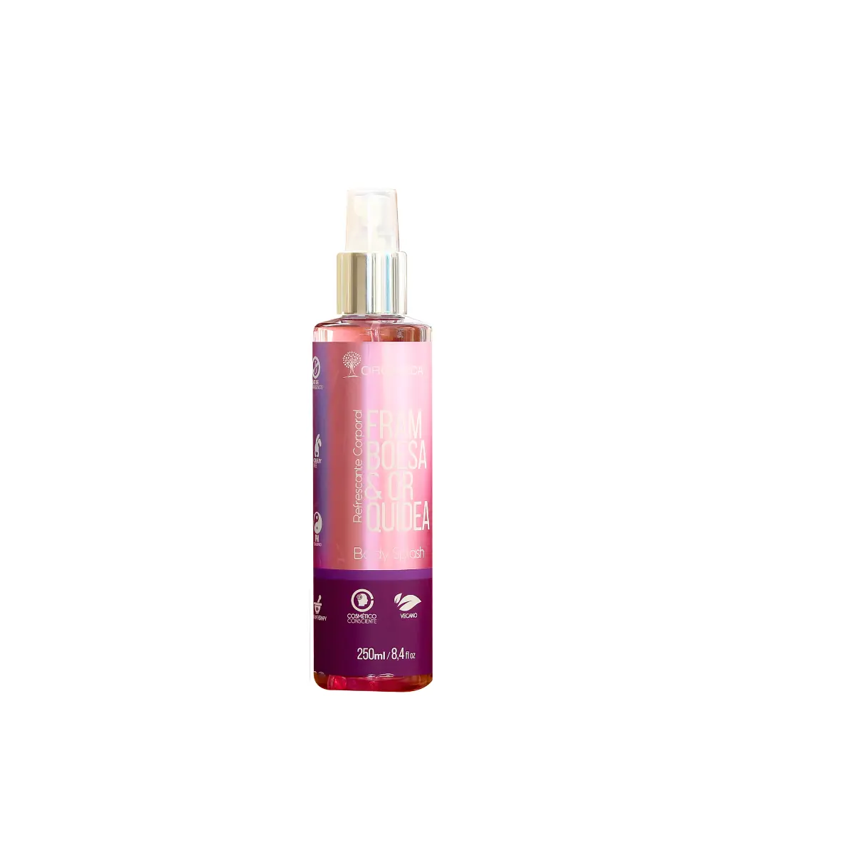 Body Splash Framboesa Orgânica 250ml 1un