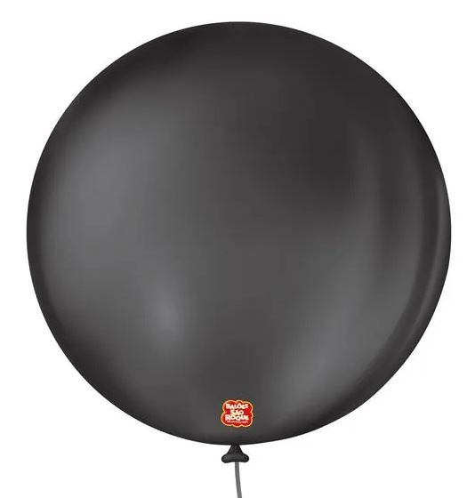 Balao N5 Liso Preto Ebano C/50 Sao Roque