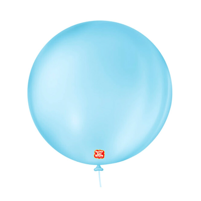 Balao Liso 05 Azul Baby C/50 Sao Roque