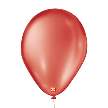 Balao Cintilante 07 Vermelho C/50 Unidades