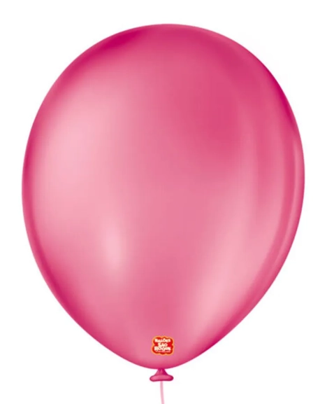Balao Liso 08 Rosa Pink C/50 Sao Roque