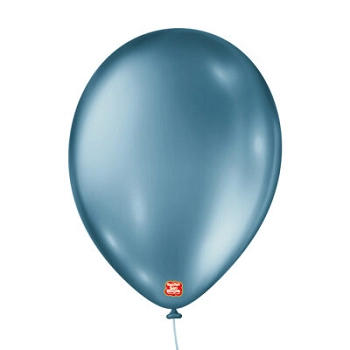 Balao N9 Metallic Azul C/25 Sao Roque