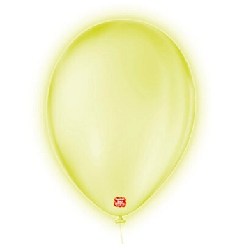 Balao N9 Neon Amarelo C/25 Sao Roque