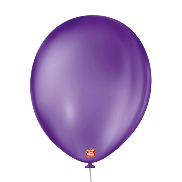 Balao Liso 11 Roxo Uva C/50 Sao Roque