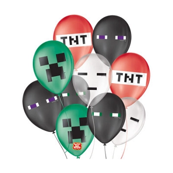 Balao Sao Roque 9 Tema Pixel Sortido
