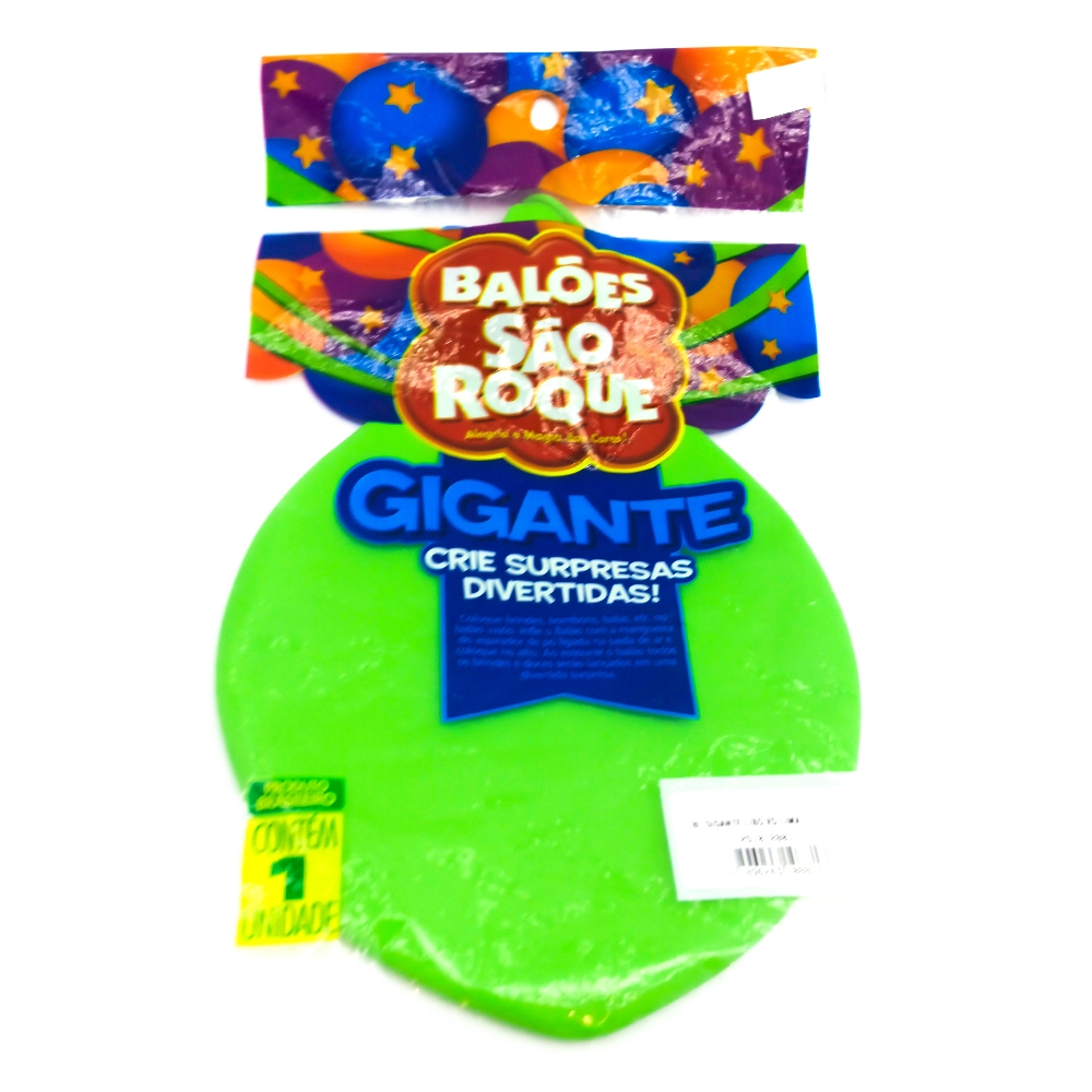 Balao Gig Liso Verde Lim Un Sao Roque