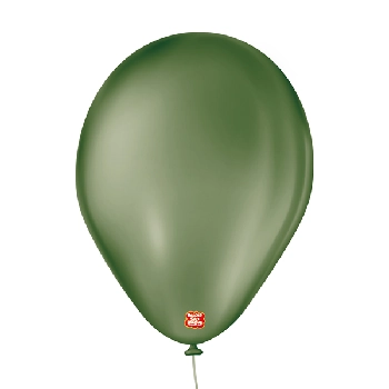Balao Liso 11 Verde Militar/eucalipto C/50 S.roque