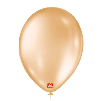 Balao N9 Perolado Pessego 25un Sao Roque
