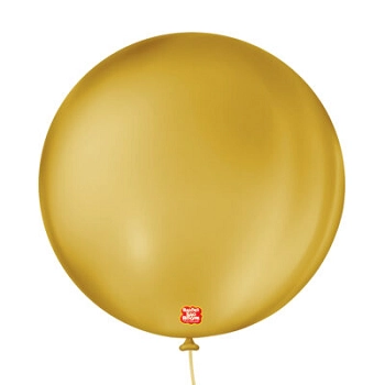 Balao Liso 05 Amarelo Ocre C/50 Sao Roque
