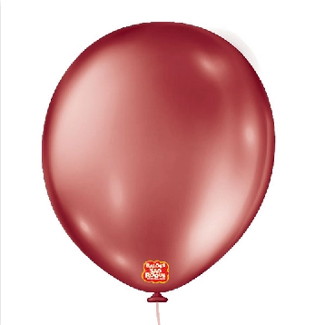 Balao Metalico 16 Vermelho C/10 Sao Roque