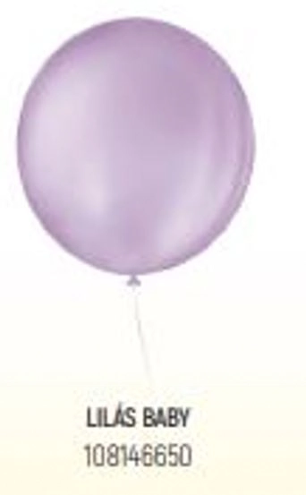 Bola De Soprar 9 Lisa Redondo Lilas Baby Atacado Pct C/50 Sao Roque