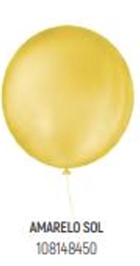 Balao 9 Liso Red Amarelo Sol 1x50