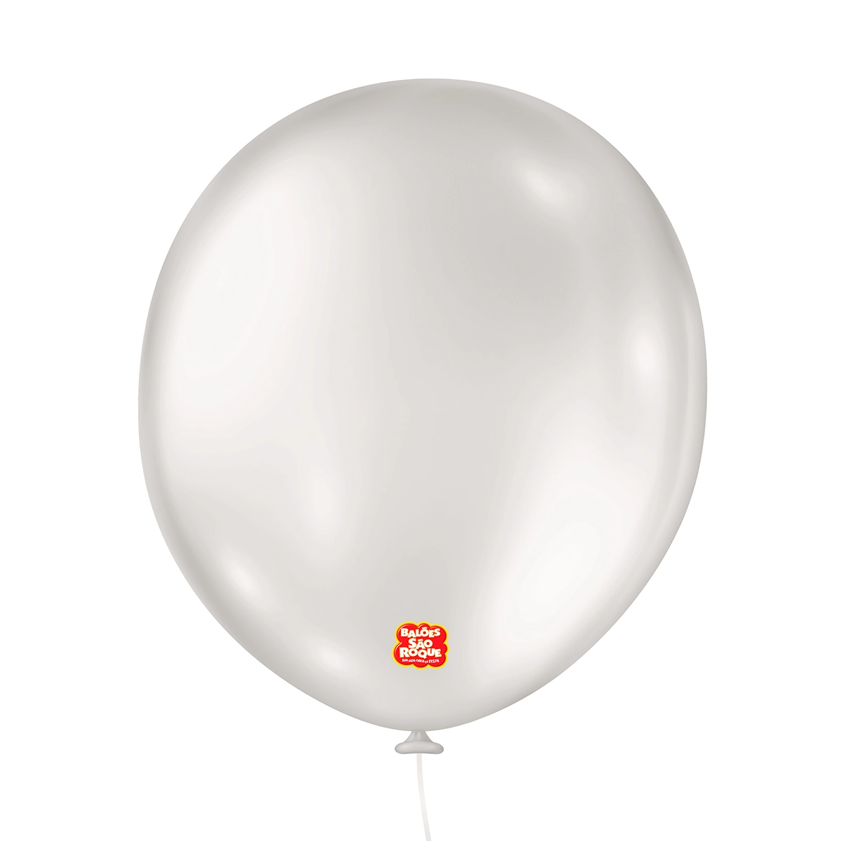 Balao Liso 16 Uniq Branco Perola C/10 Sao Roque