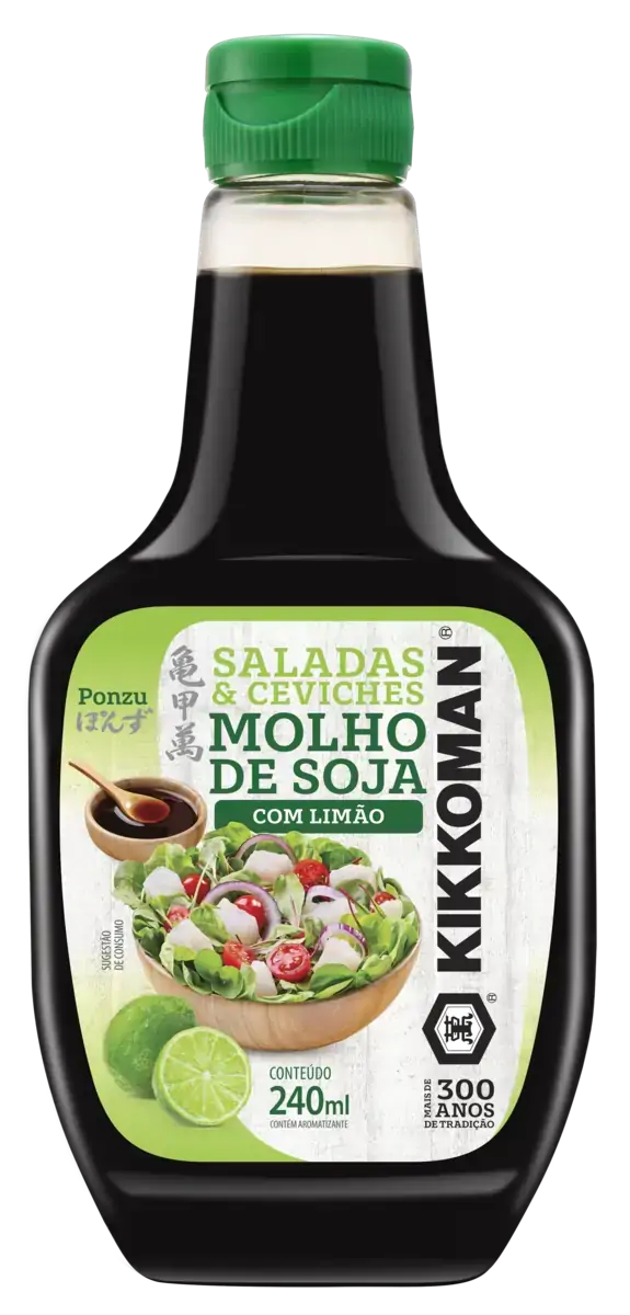 Molho De Soja Com Limão Kikkoman Squeeze 240ml