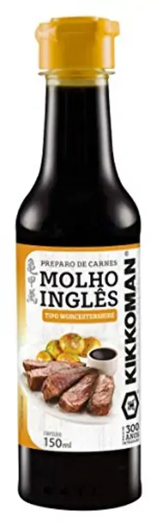 Molho Inglês Worcestershire Kikkoman Frasco 150ml