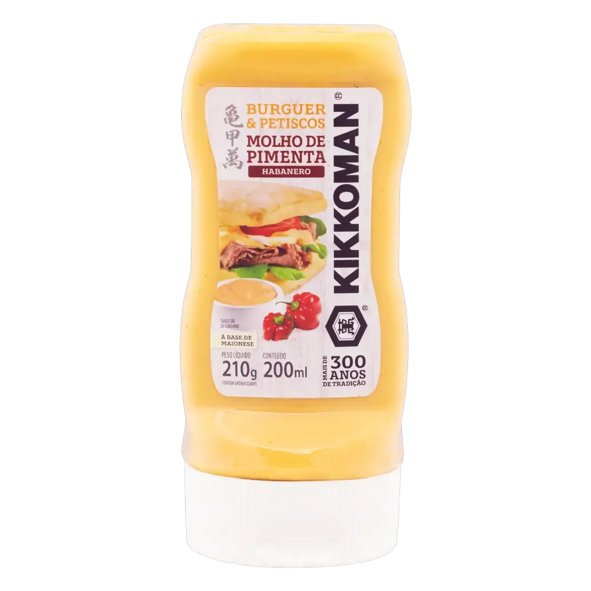 Molho De Pimenta Habanero Kikkoman Squeeze 210g