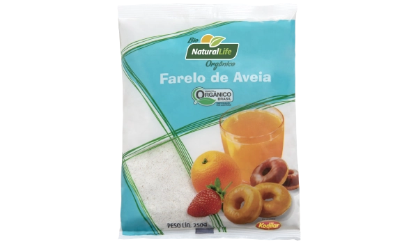 Farelo De Aveia Org Kodilar 250g