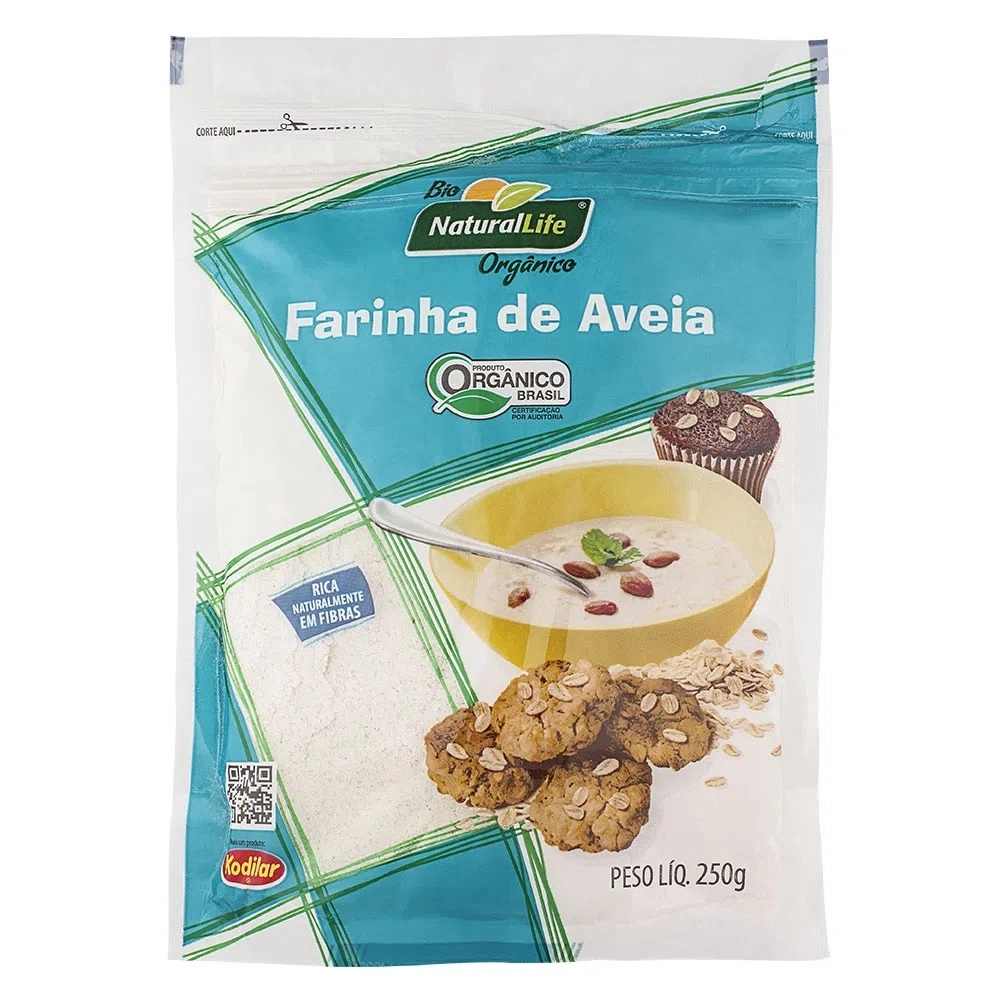 Farinha Aveia Organi