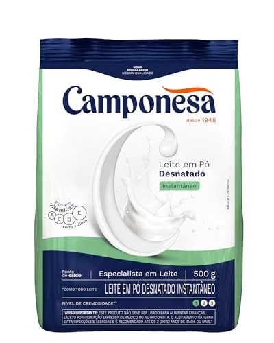 Leite Em Po Camponesa Desn Inst 500g