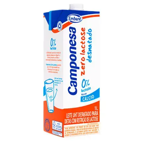 Leite Uht Desnatado Zero Lactose Camponesa ? 1l