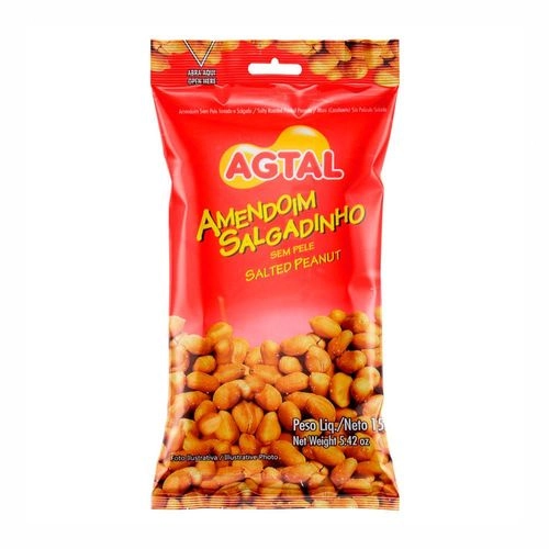 Amendoim Agtal 155gr Salgadinho