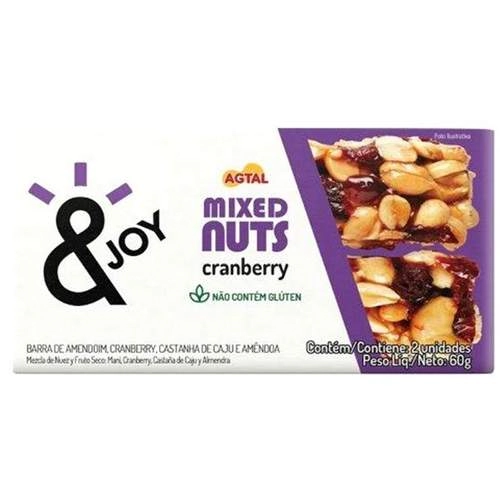 Barra De Mixed Nuts Cranberry