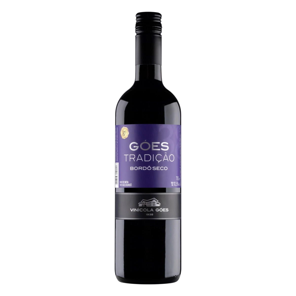 Vinho Brasileiro Tinto Seco Góes Tradição Bordô São Roque Garrafa 750ml