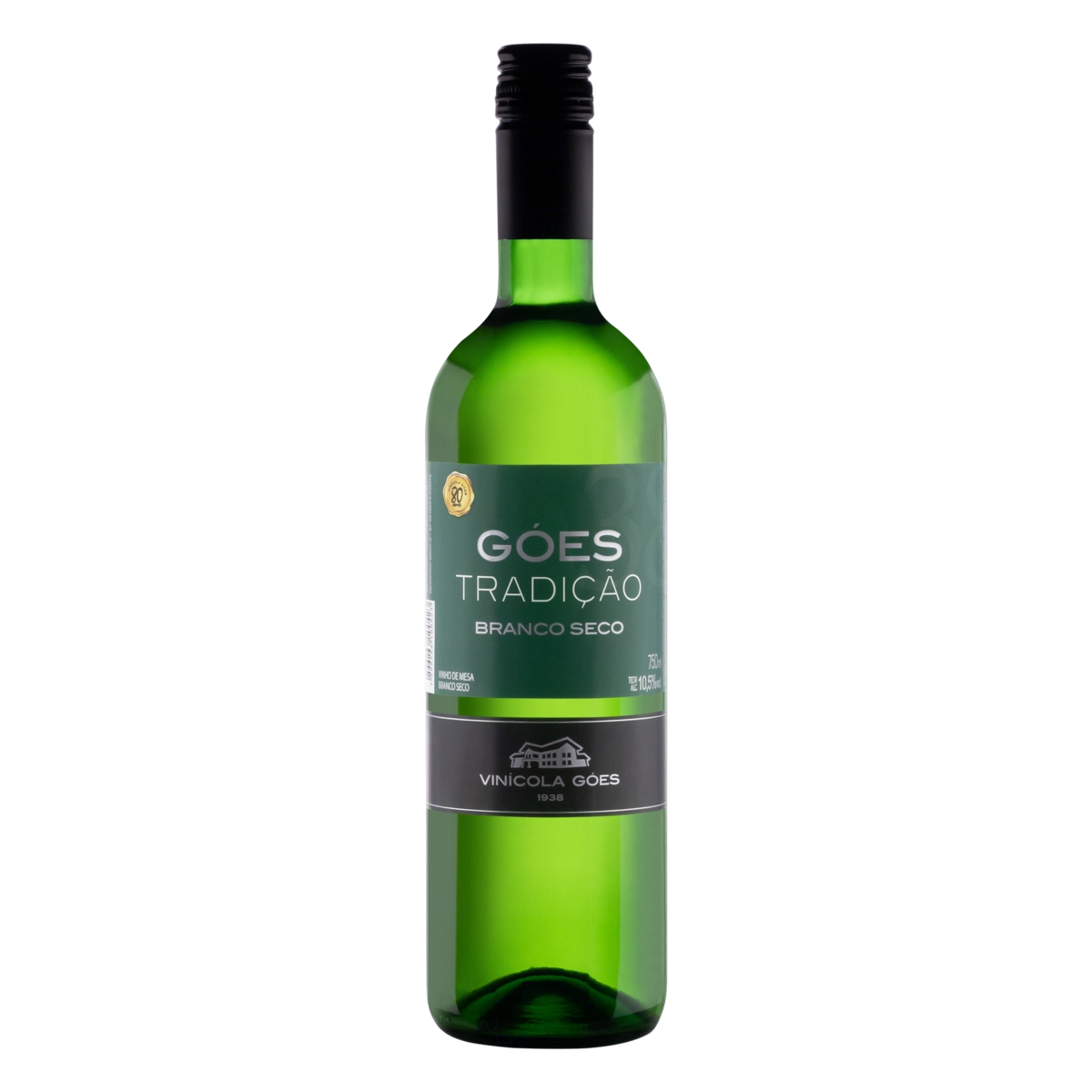 Vinho Brasileiro Branco Seco Góes Tradição Moscato Niagara São Roque Garrafa 750ml