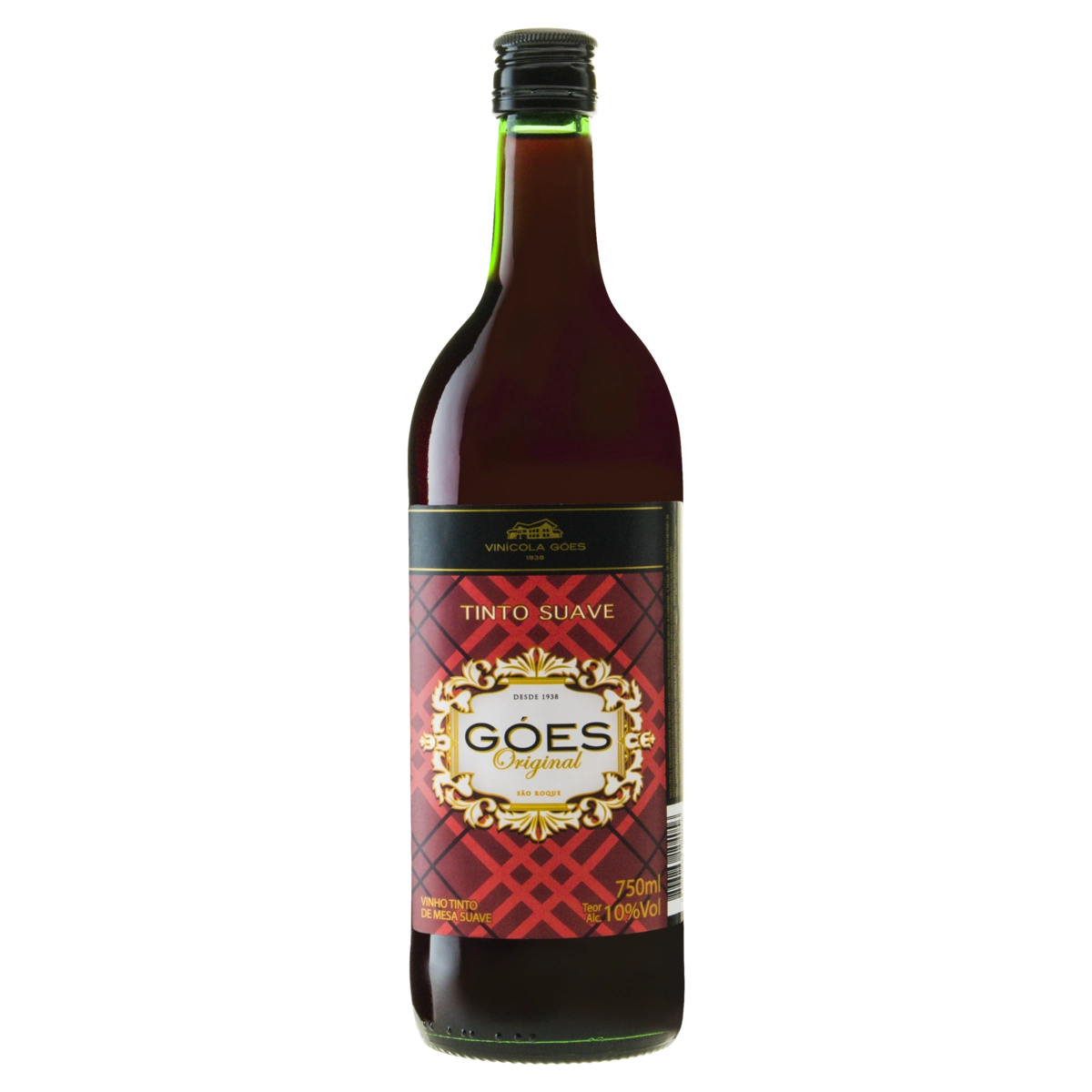 Vinho Brasileiro Tinto Suave Góes Original Garrafa 750ml