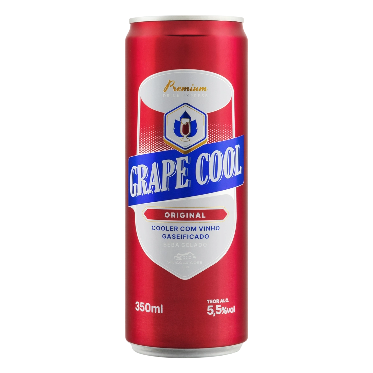Cooler Com Vinho Original Grape Cool Lata 350ml