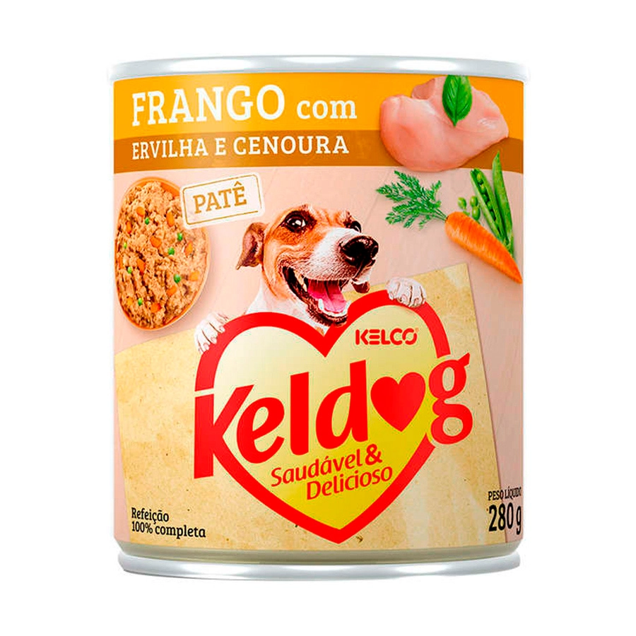 Alim.keldog Frango/ervilha/cenoura 280g