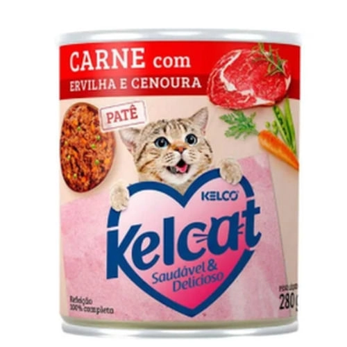 Racao Kelcat 280g Frango/batata Doce Lata