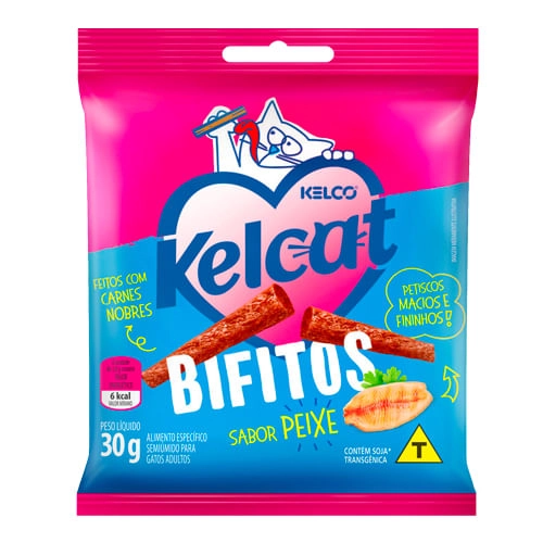 Kelcat Bifitos Peixe Sl 30g