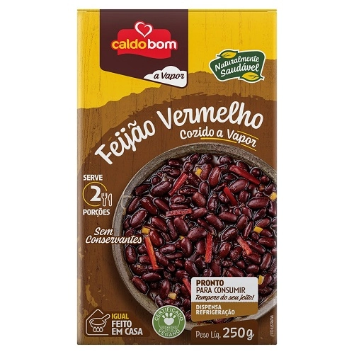 Feijao Vermelho A Vapor Caldo Bo