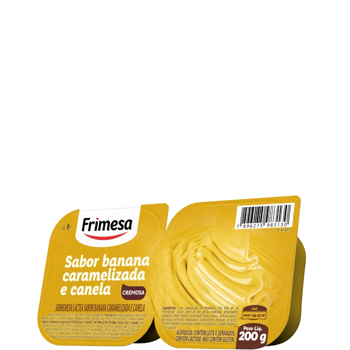 Sobremesa Frimesa Banana Caramelizada 200g