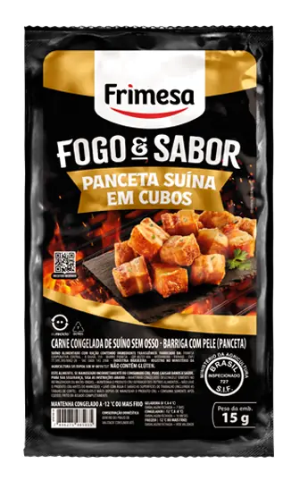 Carne Suina Frimesa Fogo Sabor Panceta Em Cubos 600g