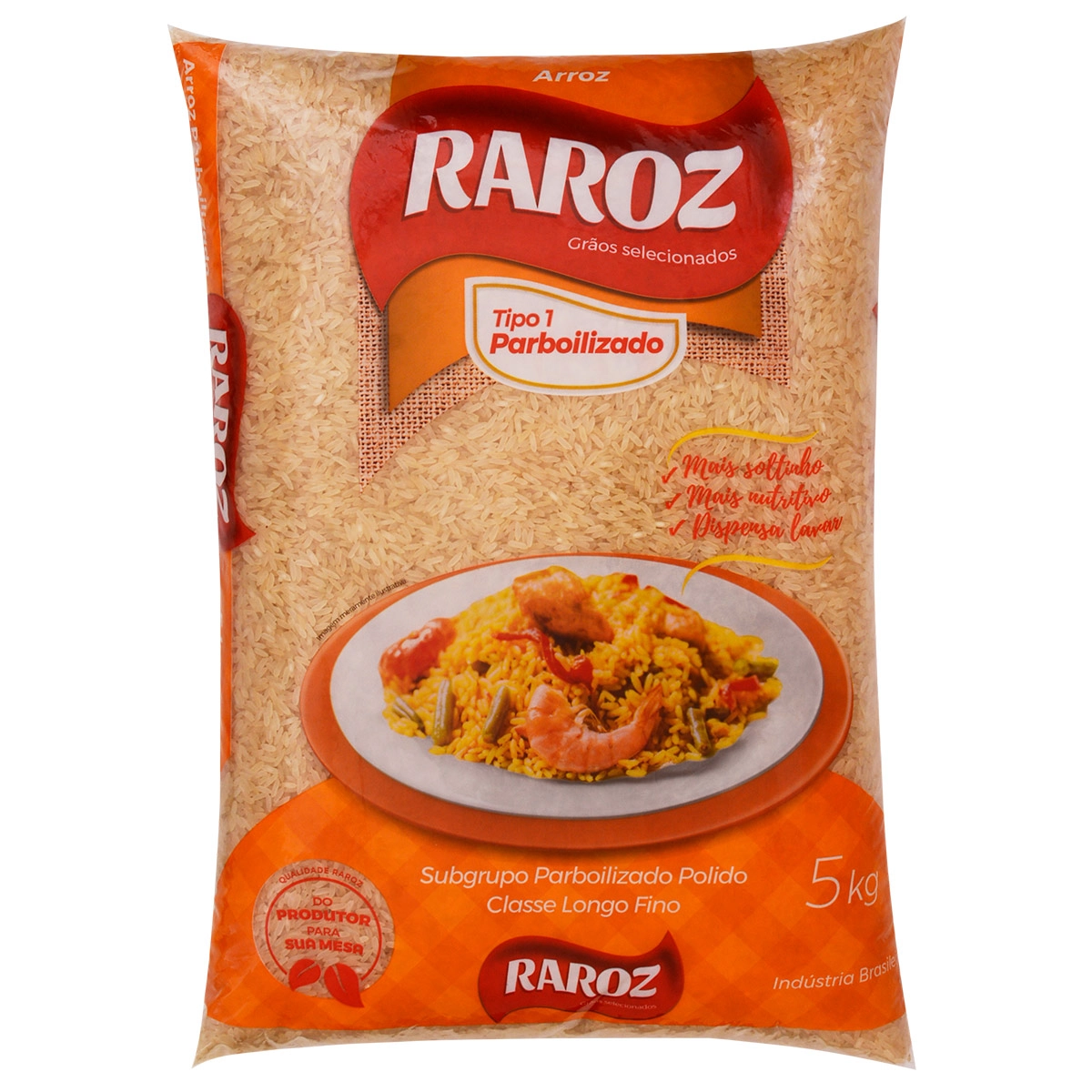 Arroz Raroz 5kg Parboilizado Tp1