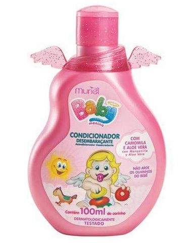 Condicionador Infantil Baby Muriel 100ml Rosa Unit