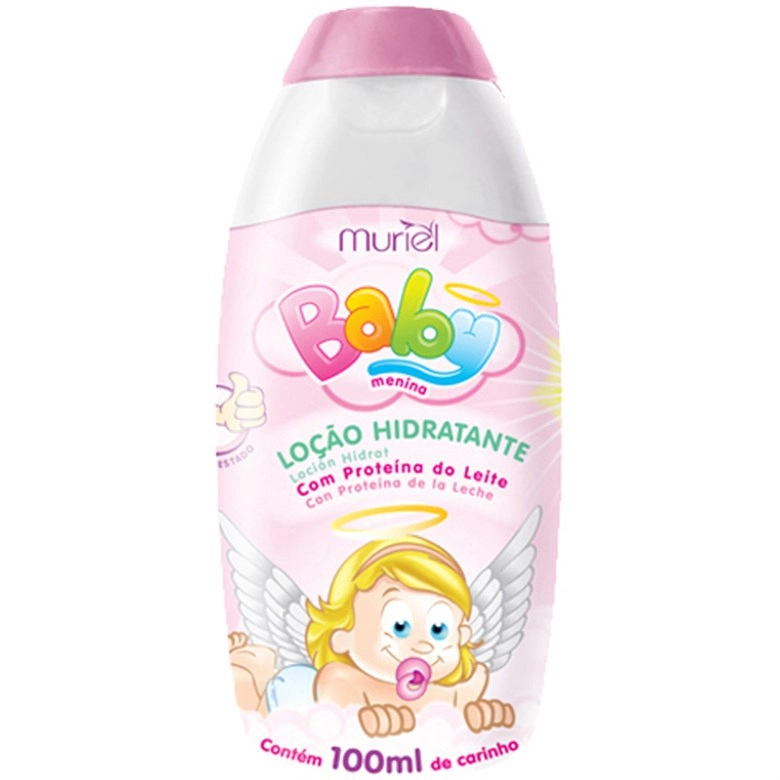 Loção Hidratante Baby Muriel 100ml Rosa Unit