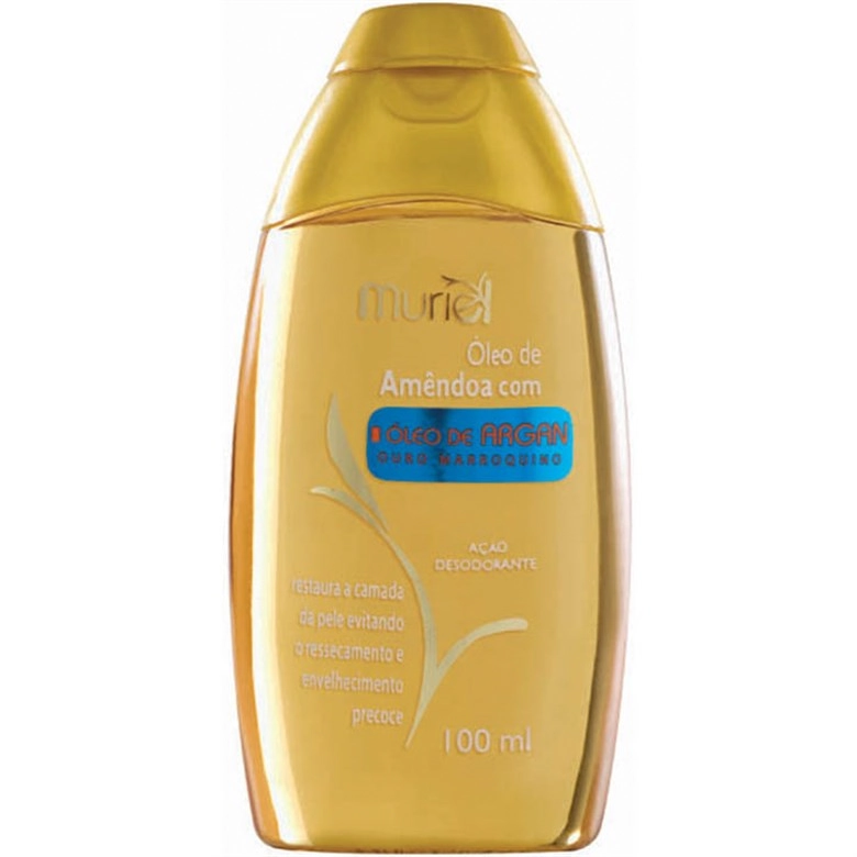 óleo Corporal Para Banho Muriel 100ml Amendoas Com Argan Unit