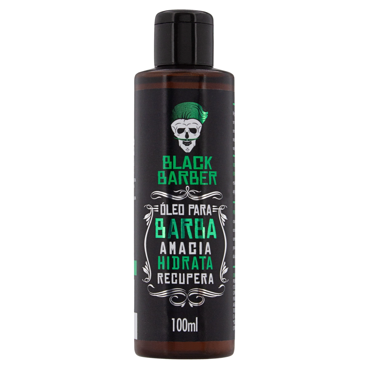 óleo Para Barba Muriel Black Barber Frasco 100ml