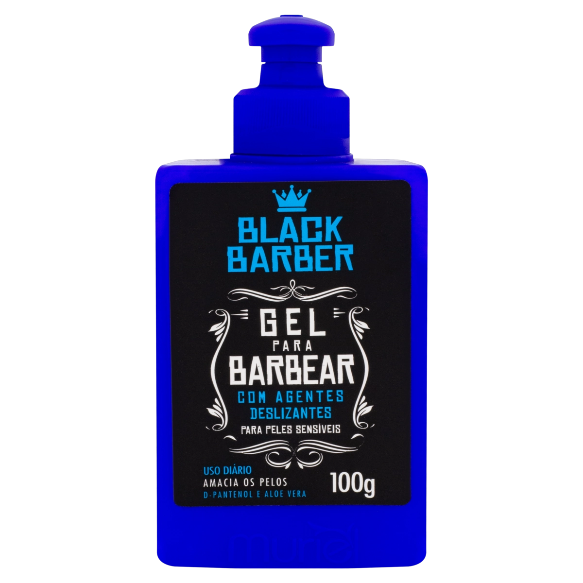 Gel De Barbear Muriel Black Barber 100g