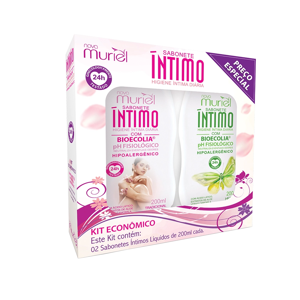 Kit Sab.intimo Muriel Trad. Hebal 200ml